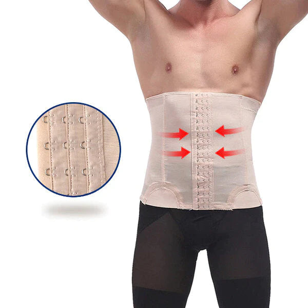 Men Slimming Belt Belly Elastic Body Shaper Casual Corset Abdomen Tummy Slim Girdle