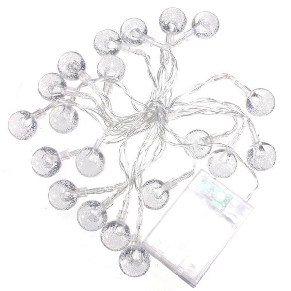 3M 20LED Battery Bubble Ball Fairy String Lights Garden Party Christmas Wedding Decor