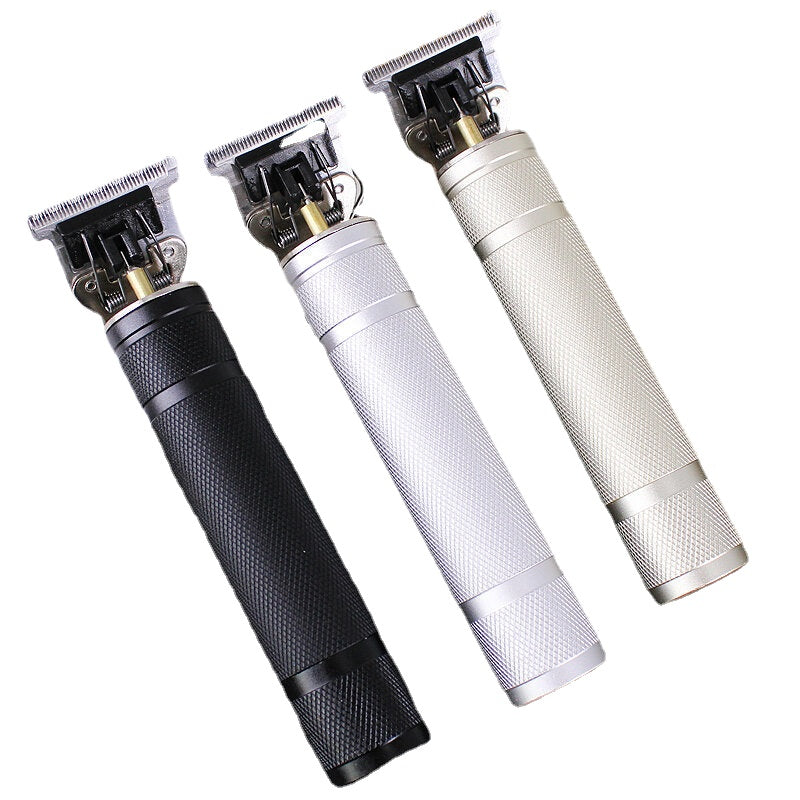 Carving Push White Small Fader Oil Head Electric Clipper Rechargeable Electric Hair Clipper