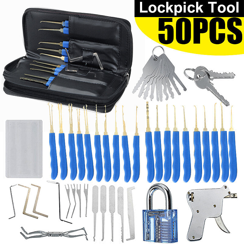 Unlocking Lock Picks Set Key Extractor Tool Locksmith Practice Padlock Skill Transparent