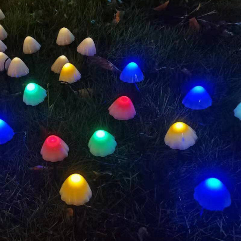 Solar LED Light Outdoor Mushroom Garden Decoration Lights IP66 Waterproof Garden Garland Furniture Decor Solar Cell Fairy Lights