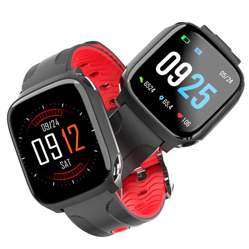 1.3 'Big Multi-touch Screen Dynamic HR Blood Pressure Music Control Fitness Tracker Smart Watch