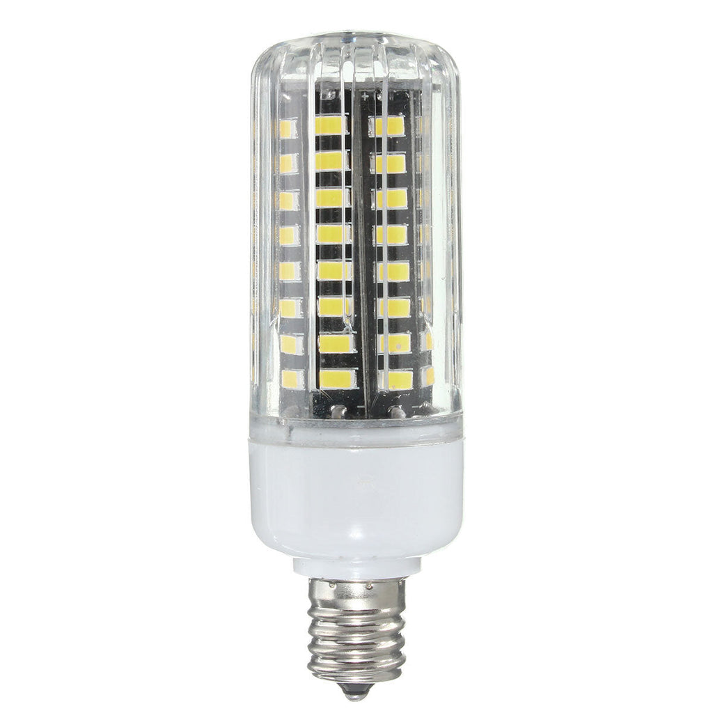 GU10 7W 72 SMD 5730 LED Pure White Warm White Natural White Cover Corn Bulb AC85-265V