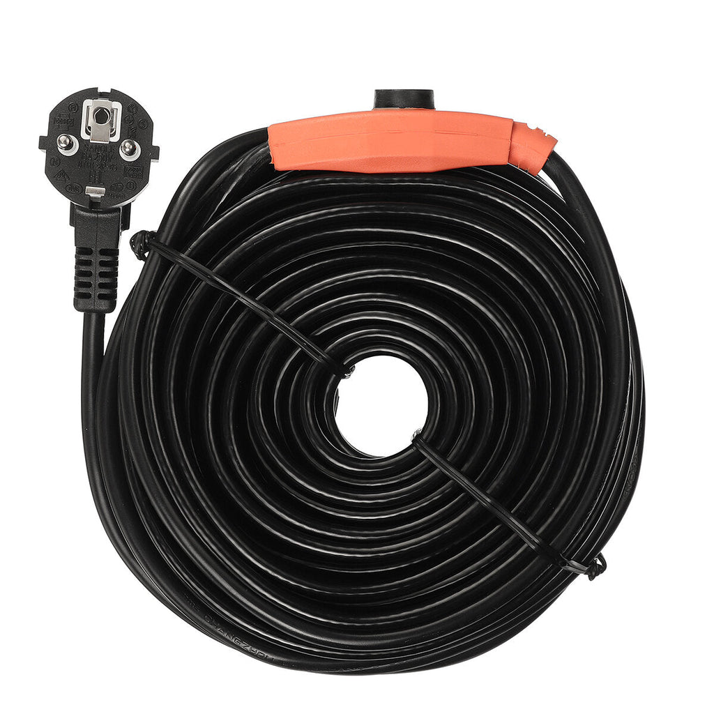 230V 12m-16W/m Antifreeze Heating Cable with Thermostat for Water Pipe Protection