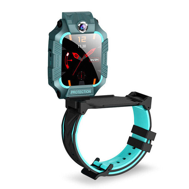 Smart Watch 1.44 inch Touch Screen LBS Positioning Tracking SOS Front + Rear Rotational Dual Camera IP67 Waterproof Kids Smart Watch Phone