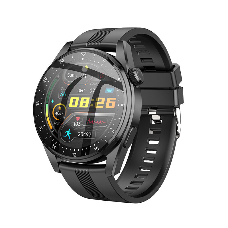 1.32 inch 360*360px HD Full Touch Screen Bluetooth Call Heart Rate Monitor IP68 Waterproof Smart Watch