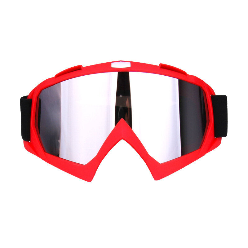 Skiing Goggles Anti-UV Glasses For Motorcycle Motocross Sliver Lens