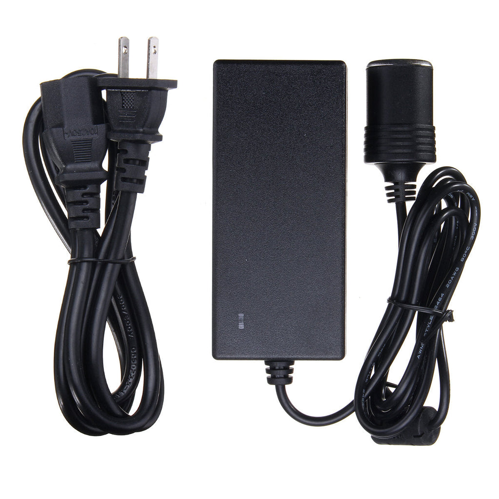 Vehicle Power Adapter DC12V to AC100-240V 5A 1.6M US / EU Plug