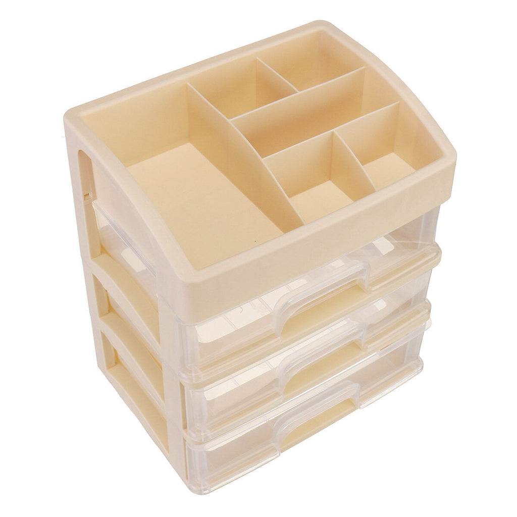 1/2/3 Layer Cosmetic Makeup Organiser Holder Tidy Storage Jewelry Box Shelf Cabinet Drawer