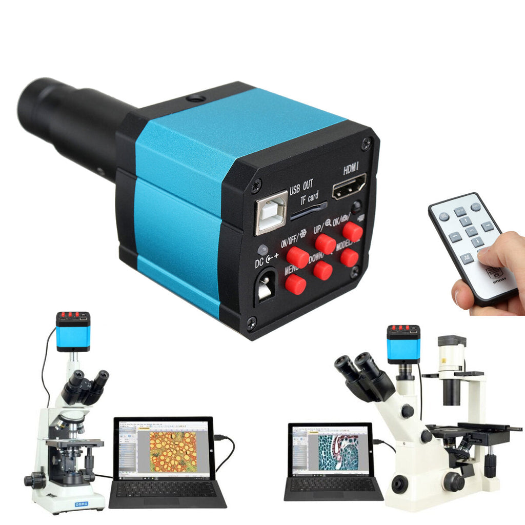 16MP 1080P 60FPS USB C-mount Digital Industry Video Microscope Camera with HDMI Cable