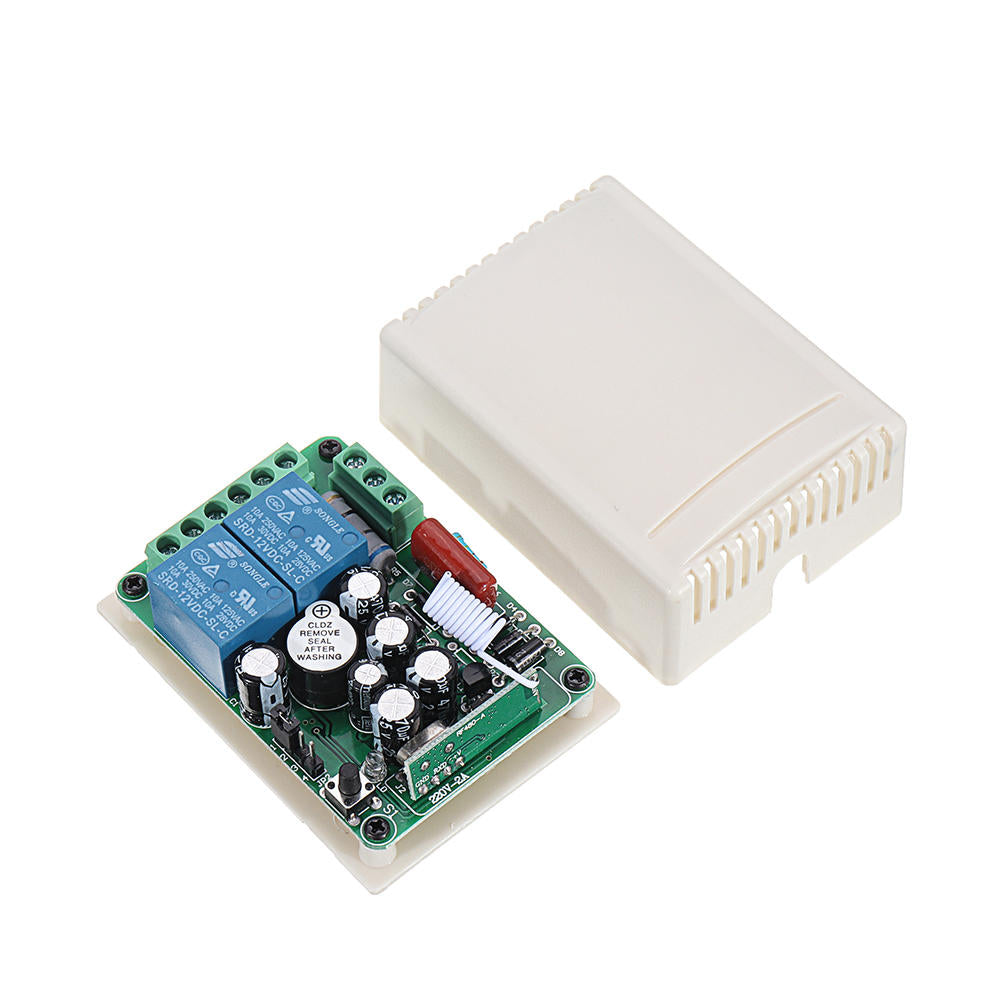 315MHz AC 220V 2 Channel RF Wireless Remote Control Switch System Module for Smart Home