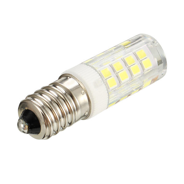 E12 5W Pure White Warm White 51LED Ceramics Corn Light Bulb for Replace Halogen AC110V AC220V