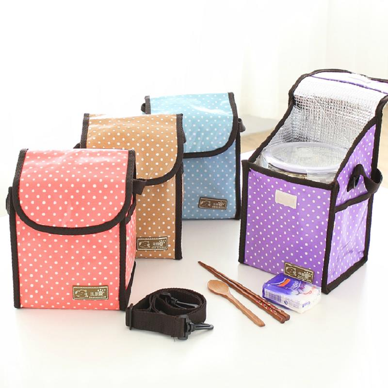 Travel Waterproof Large Capacity Insulated Cooler Lunch Tote Bag With Shoulder Strap