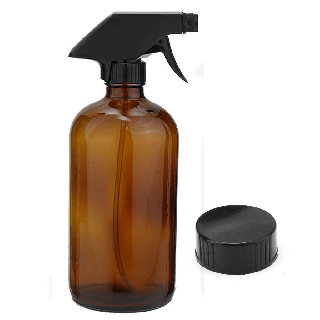 250/500ML Amber Glass Spray Bottles Sprayer Trigger For Aromatherapy Dispenser