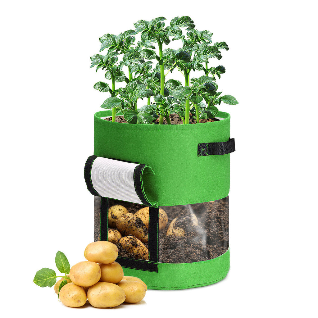 2pcs 10 Gallon Potato Bags Tomato Veg Reusable Balcony Patio Planters Bag