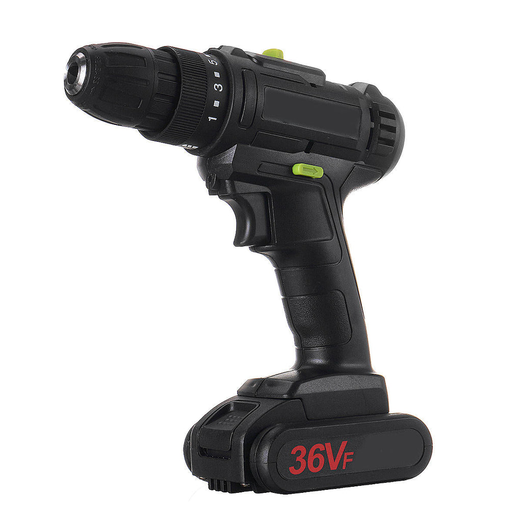 21V 1500mAH LED Light Electric Drill Driver Cordless Rechargeable Hand Drills 2 Speed Home DIY