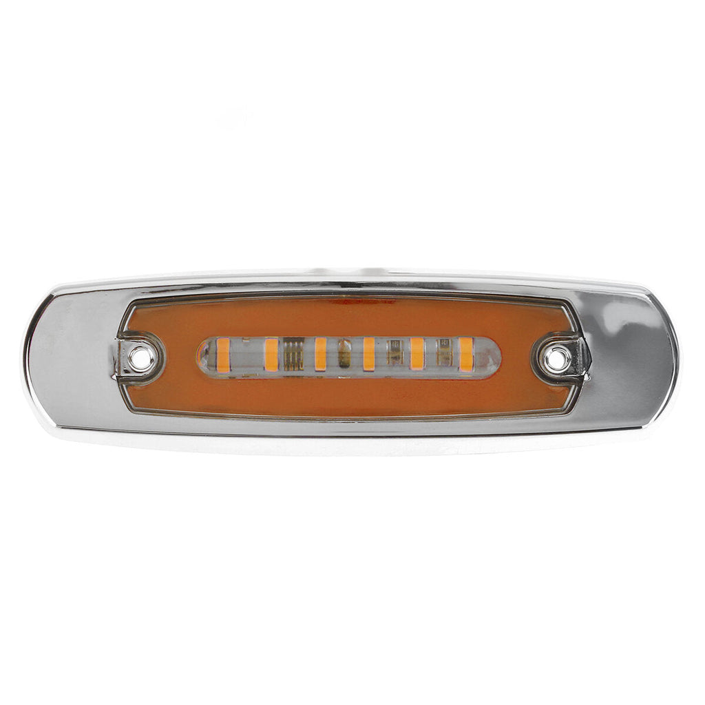 12/24V 18 LED Side Flowing Marker Light Lamp Waterproof For Truck Trailer Lorry