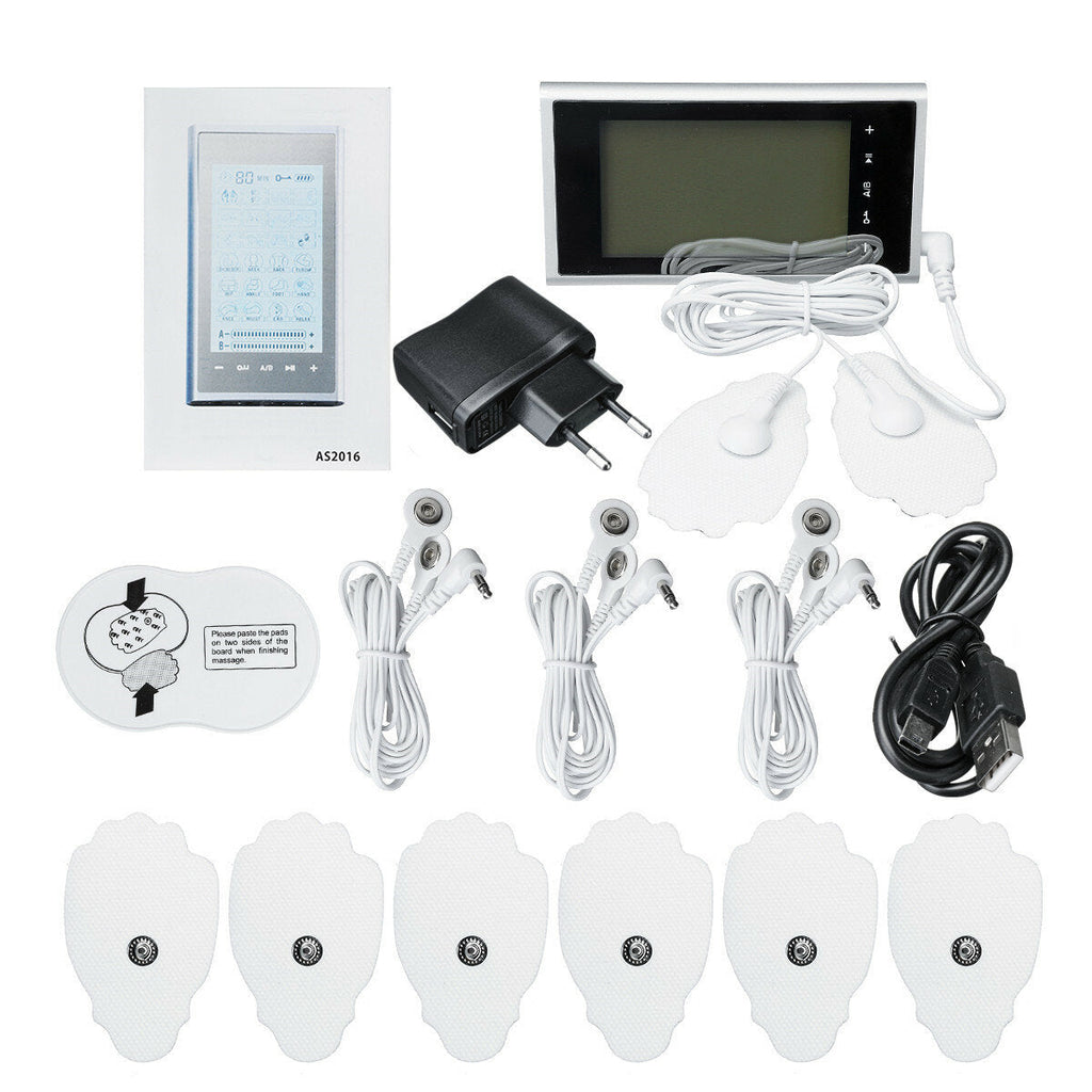 24 Modes Tens Unit Muscle Stimulator Electric Massager Machine Pain Relief Muscle Therapy