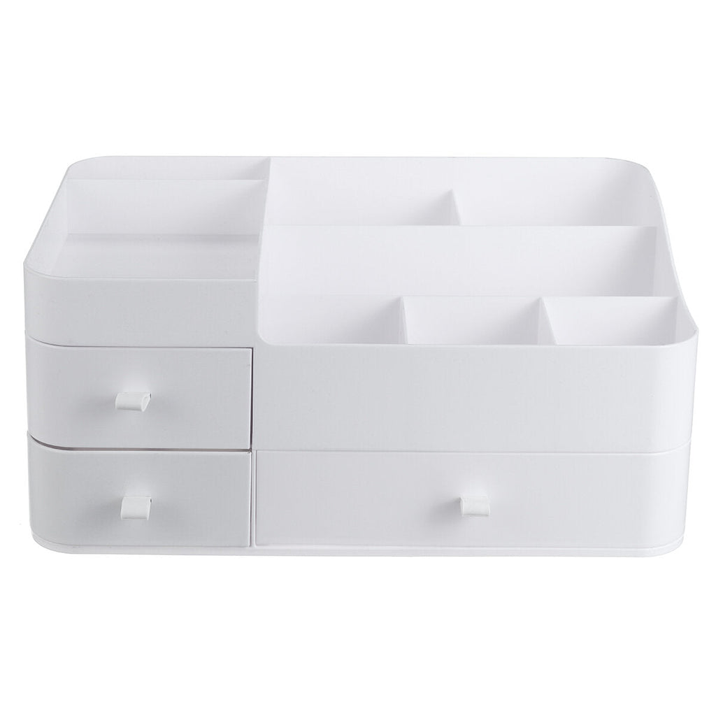 Plastic Cosmetic Organizer Makeup Holder Drawers Jewelry Storage Box