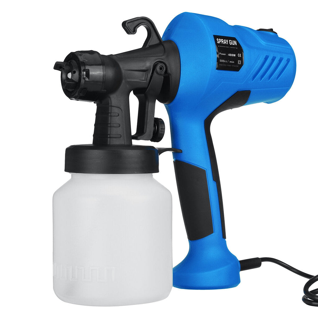 400W Electric Paint Sprayer Portable Handheld Paint Spray Guns for Indoor Home Fence DIY Painting Tool