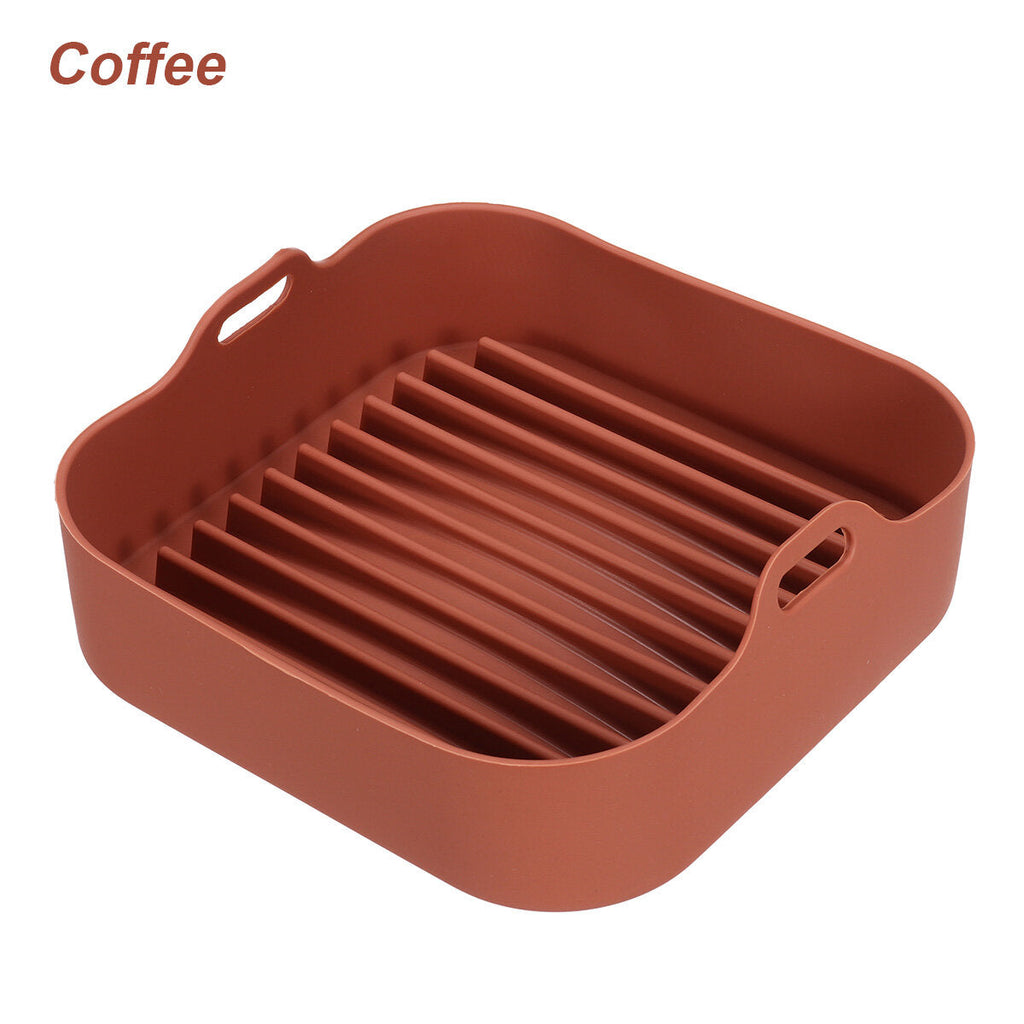 Multifunctional Silicone Baking Tray High Temperature Resistant Non-stick Bread Fried Baking Pan with Handles