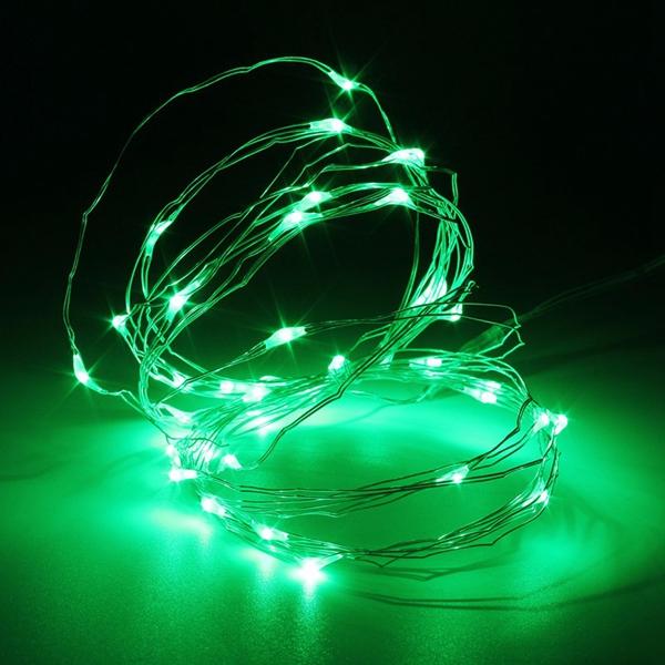 4M 40 LED Copper Wire Fairy String Light Battery Powered Waterproof Xmas Party Decor