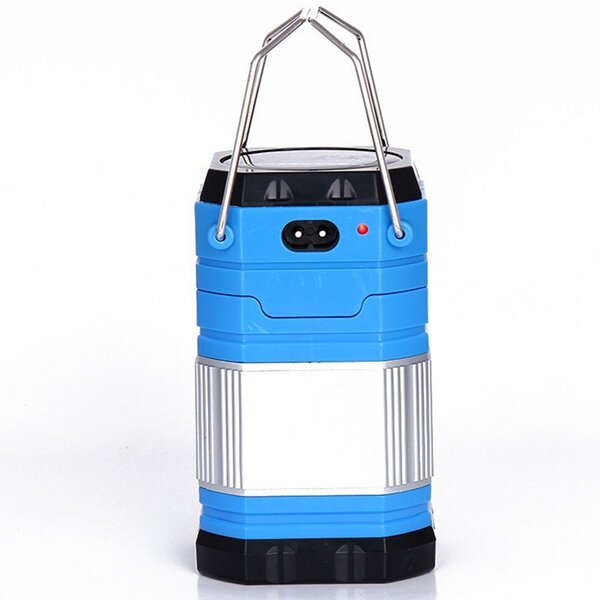 Solar Powered Rechargeable USB Stretchable LED Lamp Lantern For Outdoor Camping Hiking