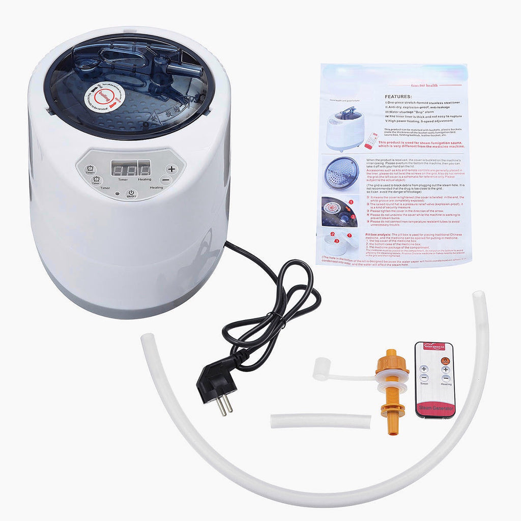 2.0/2.5L Fumigation Machine Home Steamer Generator Sauna Spa Body 220V