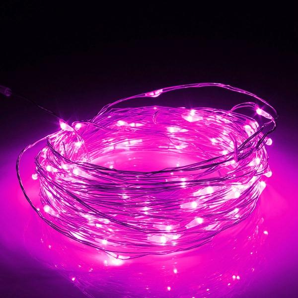 10M LED Silver Wire Fairy String Light Christmas Xmas Wedding Party Lamp 12V