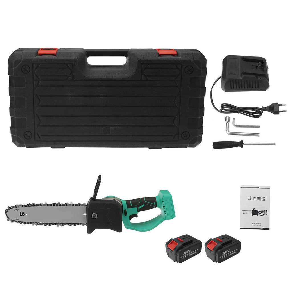 388VF Electric Cordless Saw Chain Saw Woodworking W/ Battery Kit