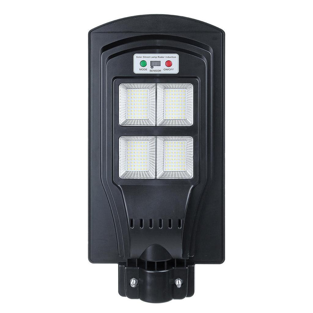 108/216/324 LED Solar Street Light PIR Motion Sensor Lamp Wall With Remote