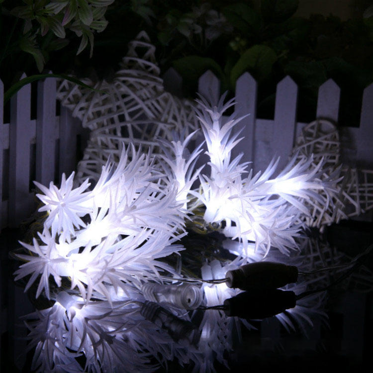 Gardening 10M 38LED String Light Seaweed Shape Holiday Garden Party Wedding Decoration