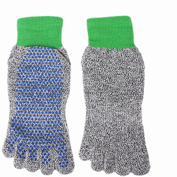 Anti-cut Split Toe Socks 5-level Cut Resistance Barefoot Protective Non-slip Outdoor Camping Beach Wear-resistant Hiking Socks