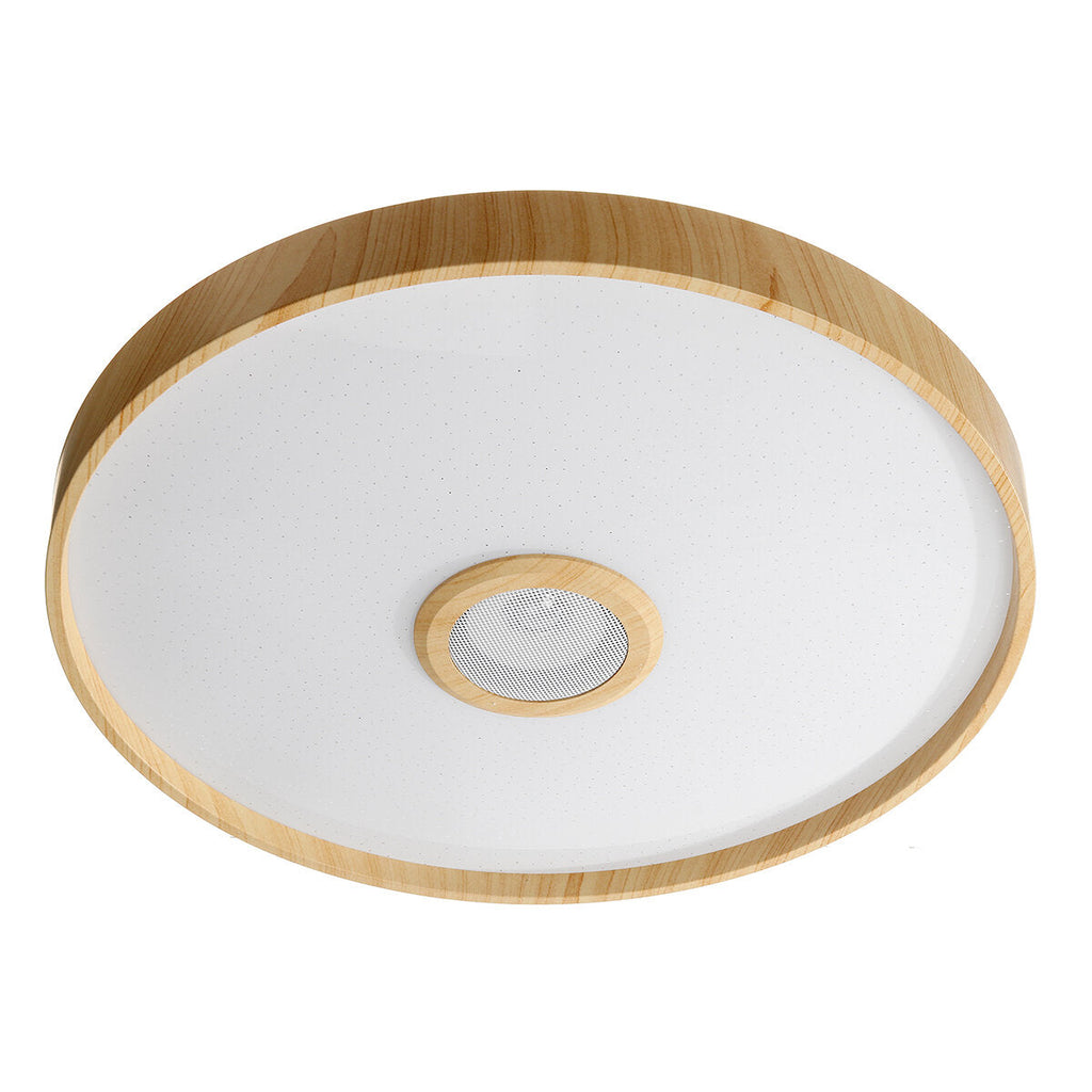 38CM Ceiling Light with BT Speaker Dimmable Modern Smart Home Party Light Control Light Color Brightness and Music