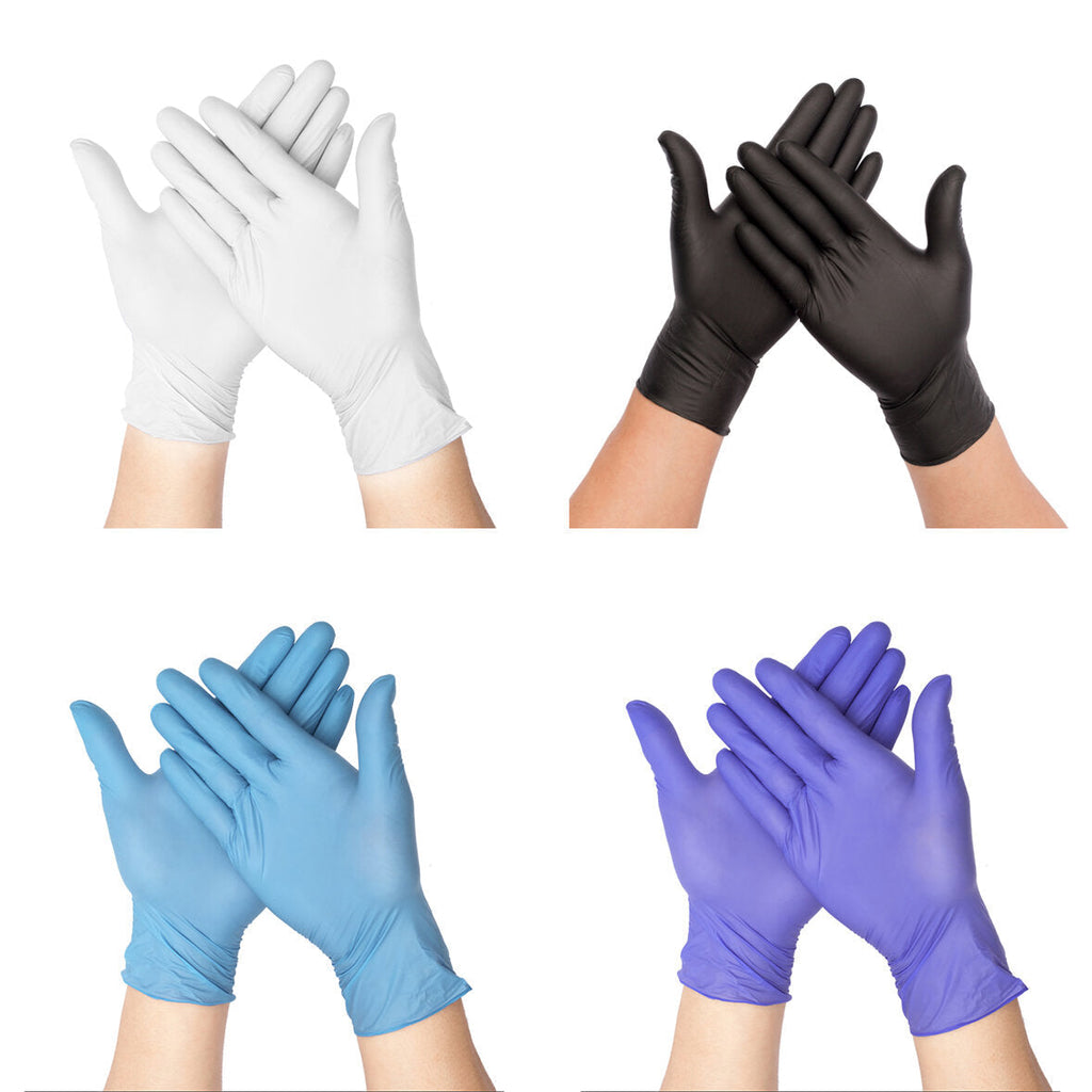 100PCS Disposable Gloves Nitrile Cleaning Food Gloves Universal Household Garden Kitchen Cleaning Hand Protective Gloves