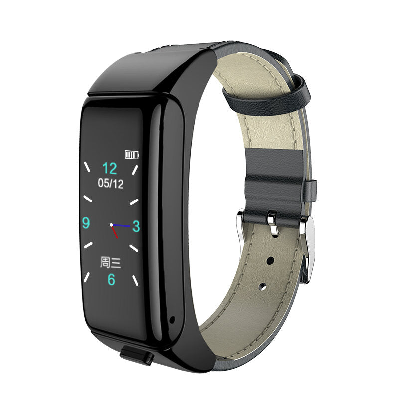 Bluetooth Calling Heart Rate Blood Presuure Monitor Call Rejection Convenient Earphone Smart Watch