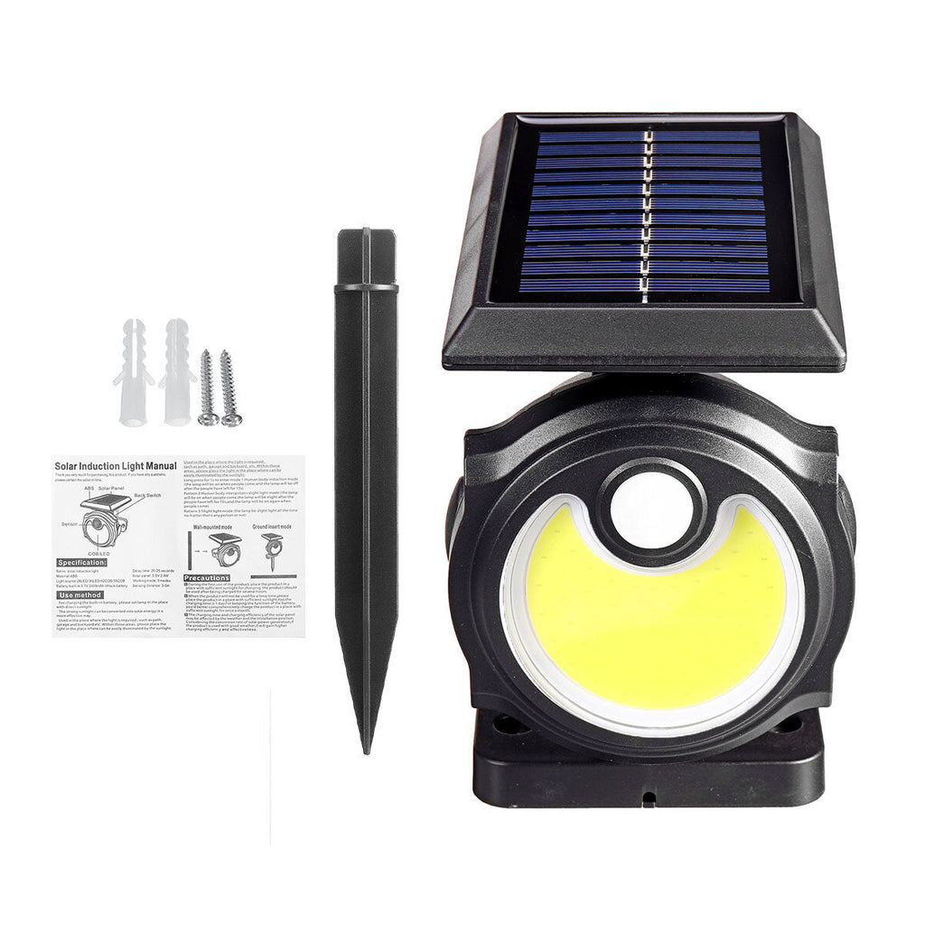 Solar Power LED Outdoor Path Lawn Lamp Spotlight Yard Garden Pathway Wall Light