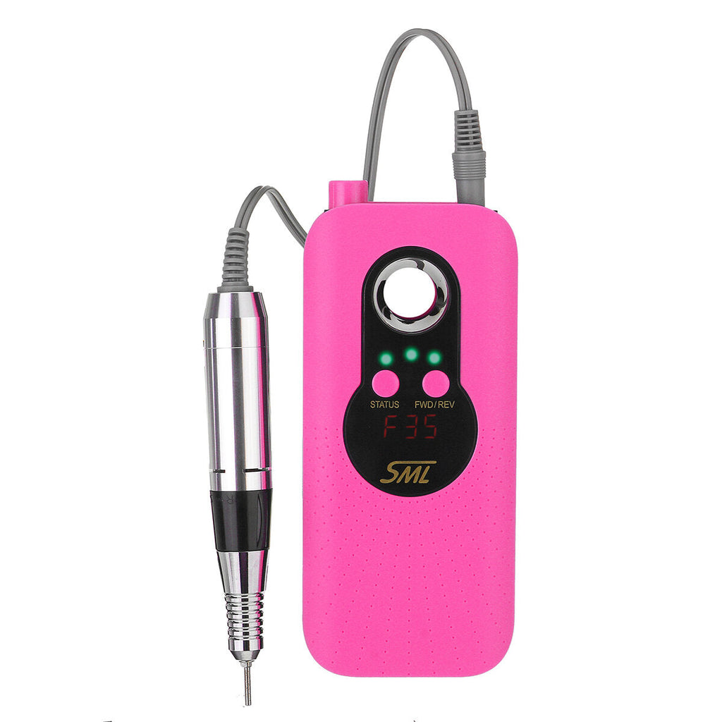 35000RPM Electric Nail Drill Machine Portable Rechargeable Manicure Pedicure Machine