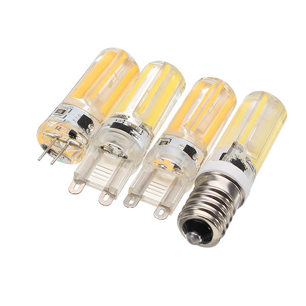 E14 G4 G9 4W COB2508 Dimmable Warm White Pure White LED Corn Light Bulb AC220-240V