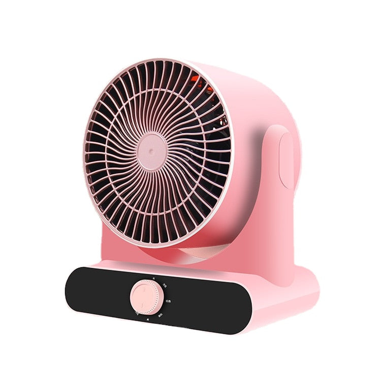 Portable Electric Heater Mini Fan - Silent Fast Heating for Home & Office Spaces