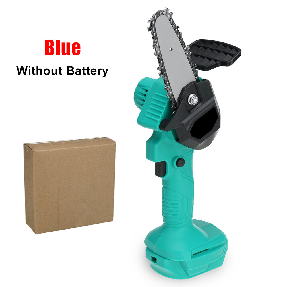 4 Inch Portable Cordless Electric Chain Saw Woodworking Logging Saws For Makita 18V Battery