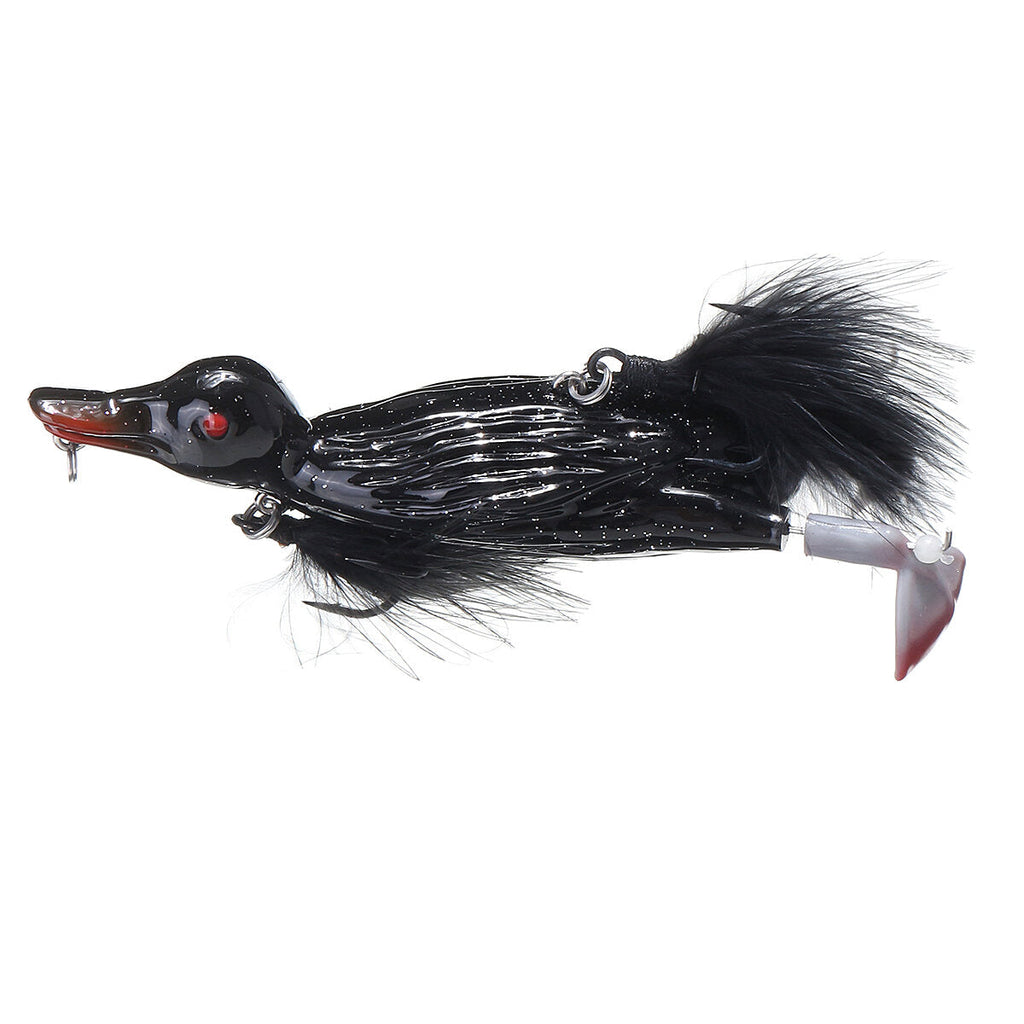 3D water Fishing Lure Duck Floating Treble Hooks For Bass/Pike/Catfish /Musky