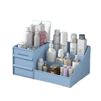 Large Capacity Cosmetic Organizer Storage Box Drawer Dressing Table Skin Care Rack House Container Sundries Makeup Organizer