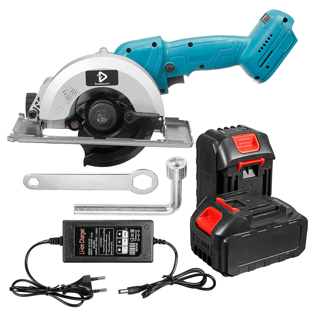 21V Cordless Electric Circular Saw 125MM 10800RPM Brushless Electric Saw For Makita Woodworking Cutting Tool