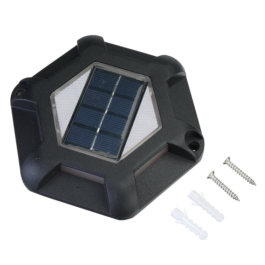 Solar Powered LED Lamp Pathway Waterproof Outdoor Underground Walkway Light