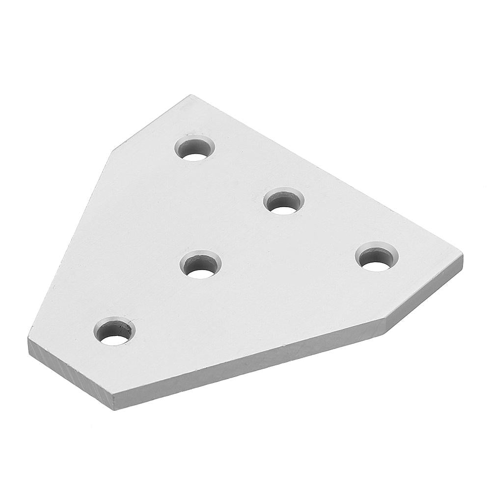 Aluminum 5 Holes T Shape Join Plate Corner Bracket for 2020 V-slot Aluminum Profile