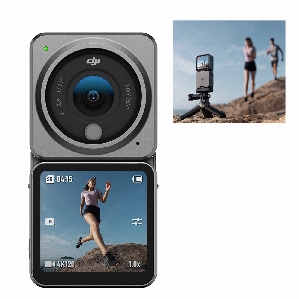 Action 2 HD 1080P 4K/120fps 155 FOV Dual-Screen Sports Camera OLED Touchscreens Combo Action Camera Underwater Camera