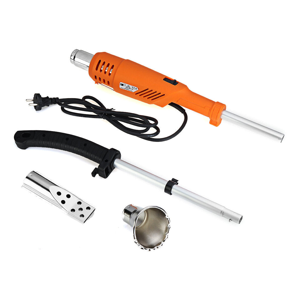 120V/230V 2000W Electric Weed Burner Killer Stick Hot Air Guns 2 Nozzles Lawn Garden Tool