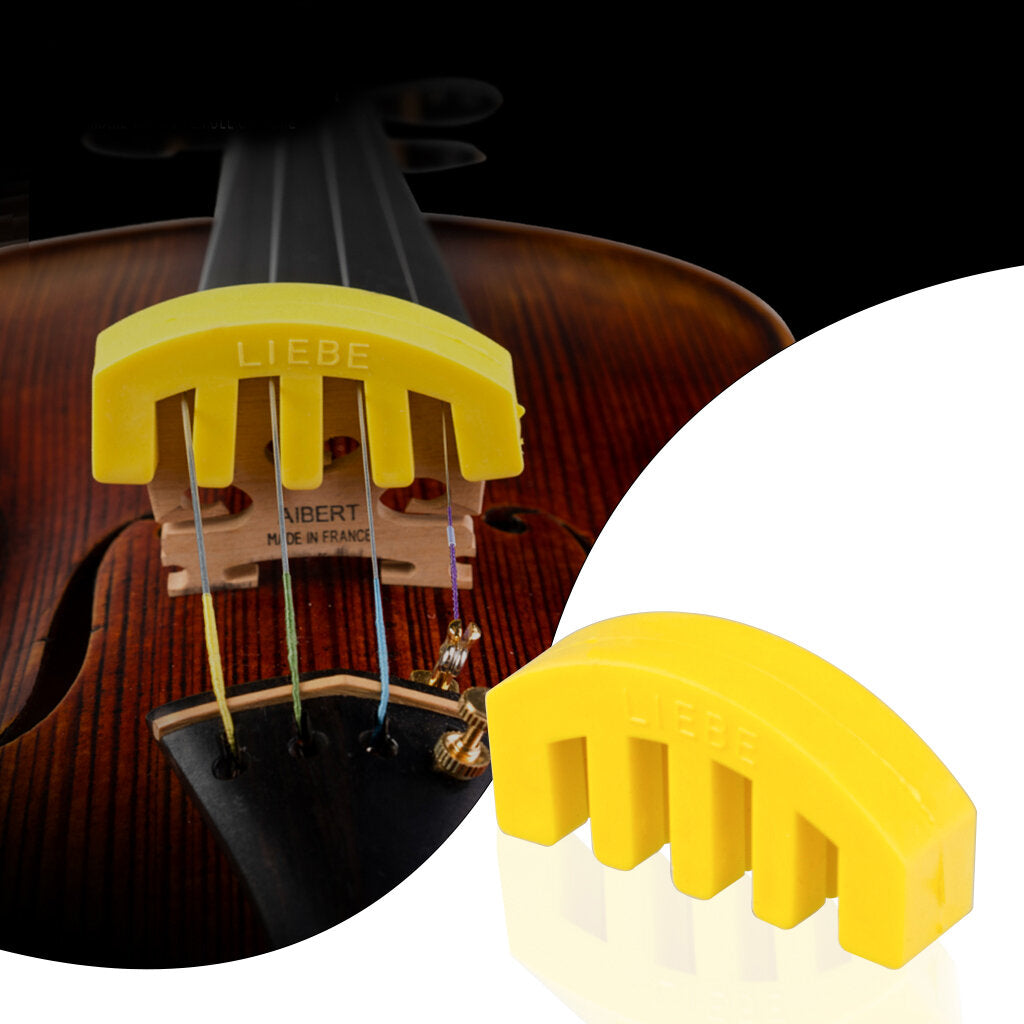 2PCS Violin Rubber Mute detachable Violin Silent Rubber