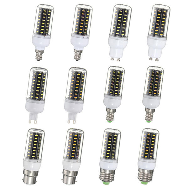 E14/E12/B22/G9/GU10/E27 LED Bulb 5W SMD 4014 72 500LM Pure White/Warm White Corn Light Lamp AC 220V